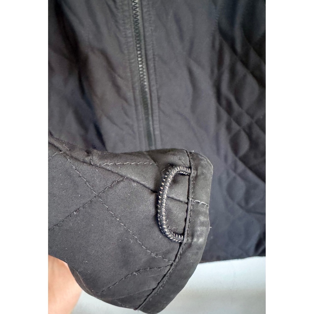 L.L.Bean Thinsulate Insulated Quilted Jacket Black Womens XL Lightweight Coat - Picture 8 of 8